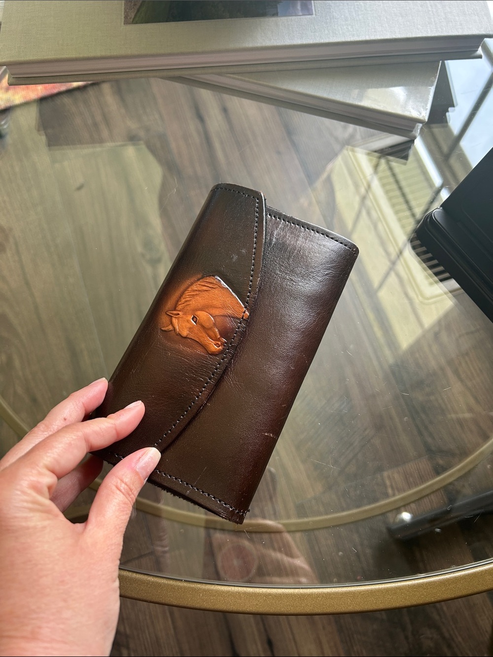 Equestrian Hand tooled leather. Hand made.